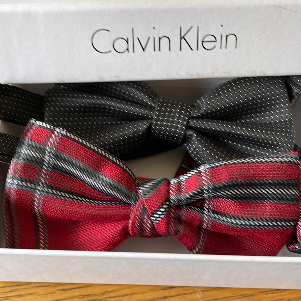 2 Calvin Klein Bow Ties